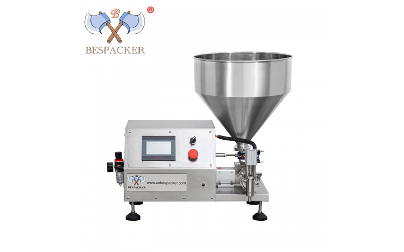 BCC-1000 Automatic Gear Fump Chocolate Jam Peanut Lotion Cosmetic Cream Paste Filling Machine